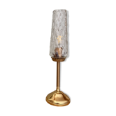Vintage glass globe table lamp