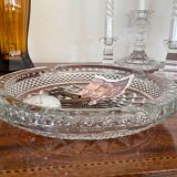 Ashtray empty pockets in cut glass 21,5cm