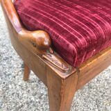 Suite of 6 chairs empire swan collar