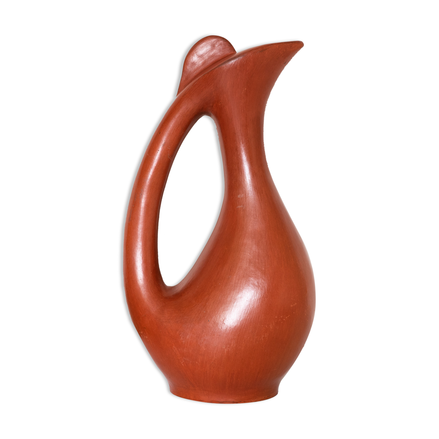 Pichet en terre cuite artisanal