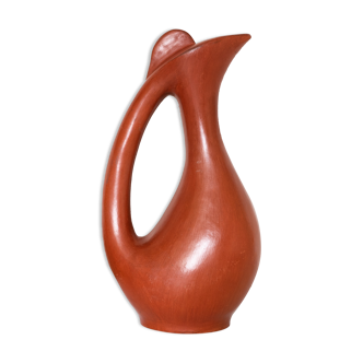 Artisanal terracotta pitcher