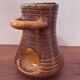 Accolay vintage 1950 ceramic jug & mustard pot signed double a