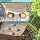 Hand-painted Porcelain Black Swan Salt Cellars Set in original box