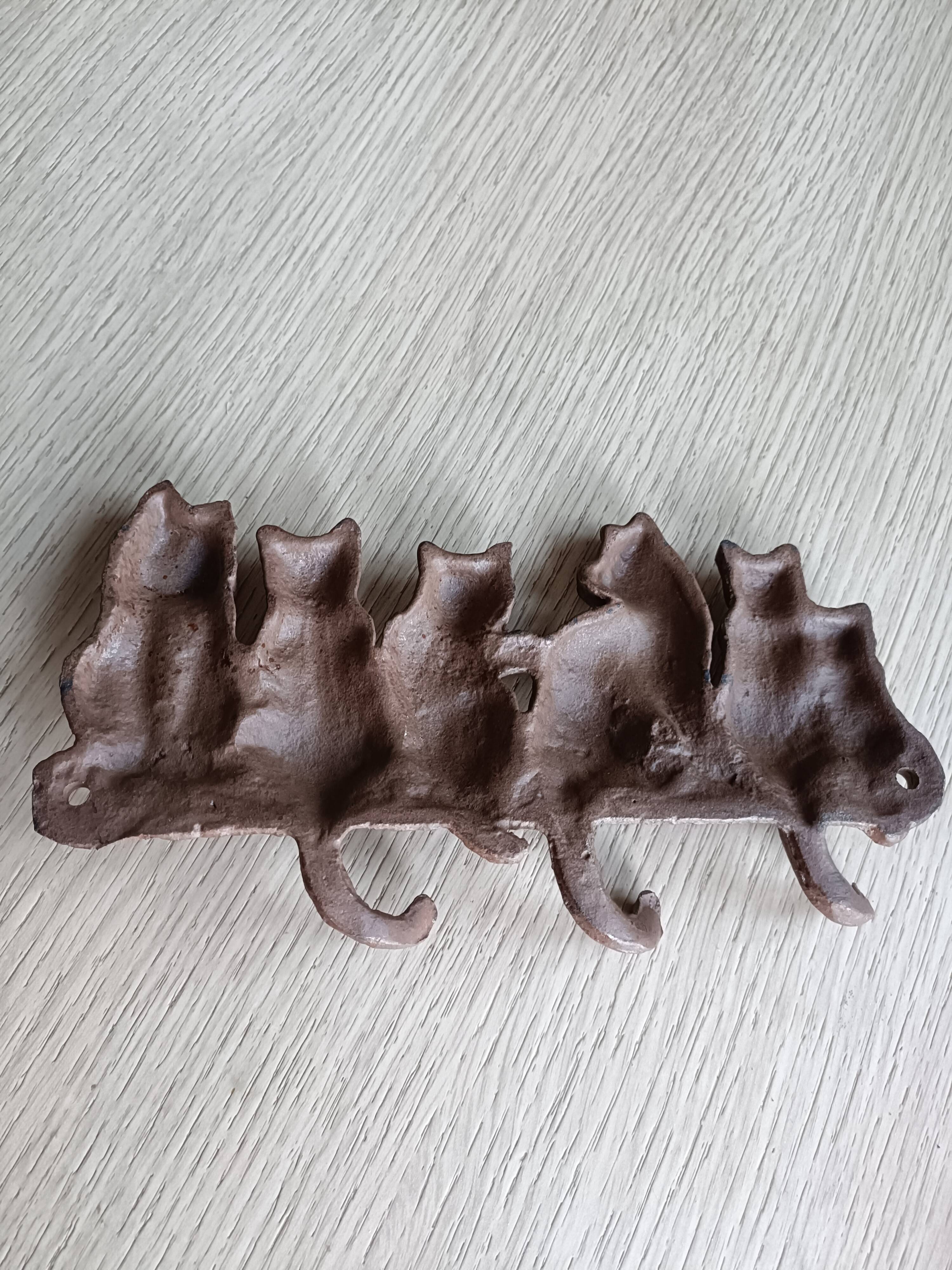 Cat tea towel holder or key ring