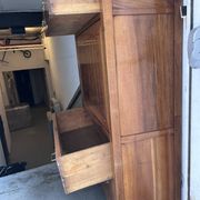 Art Deco secretary in wood and marquetry – 1930s