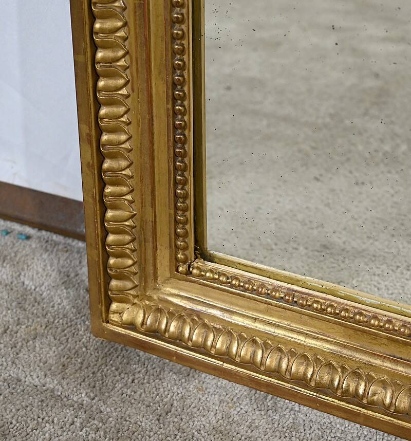 Gilded Wood Mirror, Louis XVI style, Napoleon III period – Mid 19th century