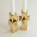 Pair of Rossett candlesticks SKULTUNA Pierre Forsell