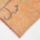 2x5 Turkish Vintage Runner Rug: Light Orange Peach Handmade Carpet 75x170Cm