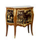 Louis XV style jumping chest of drawers, circa 1950