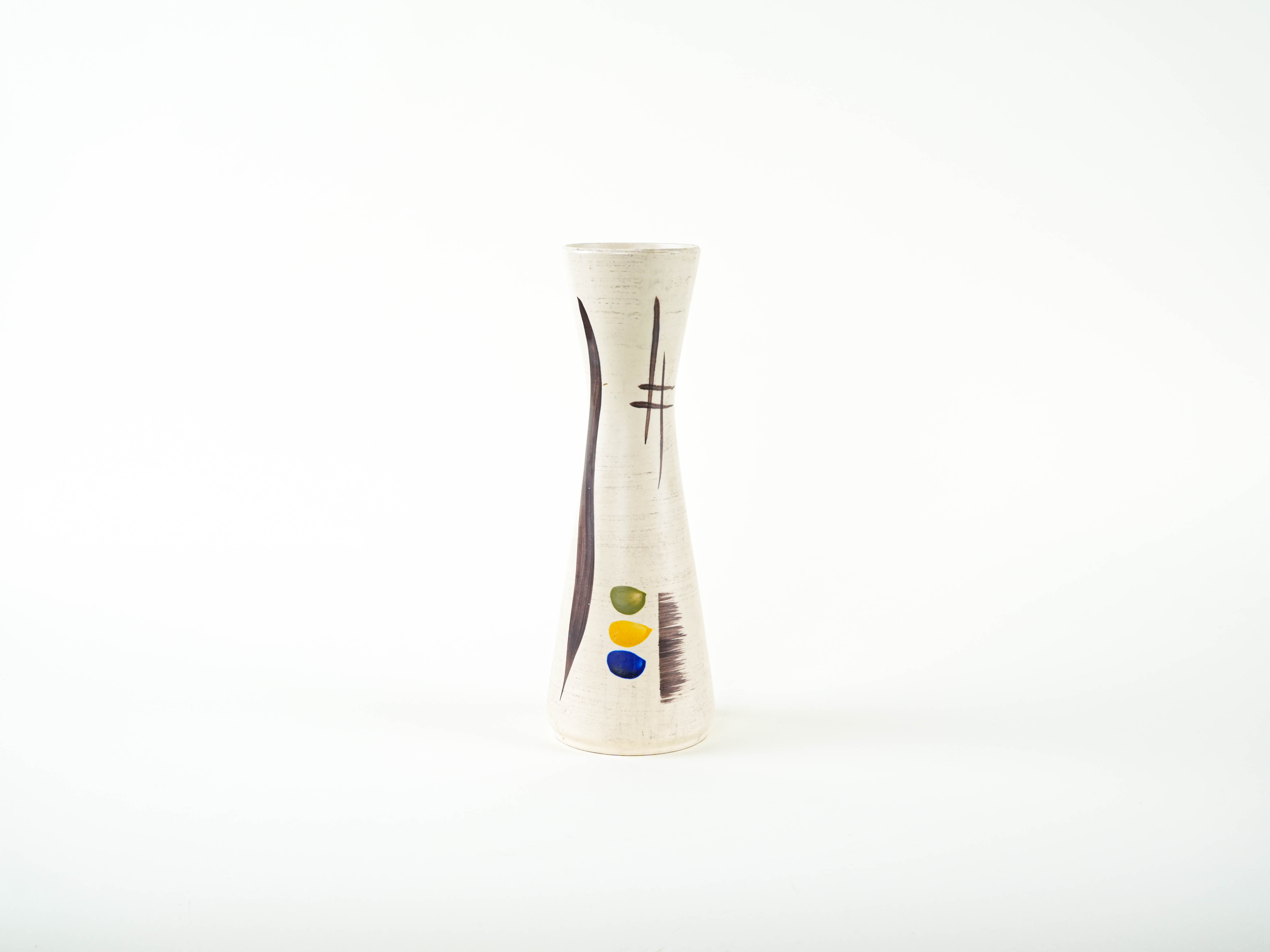 Ceramic vase, German design, 1970s, made in West Germany