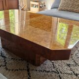 Elm burl coffee table, 1970