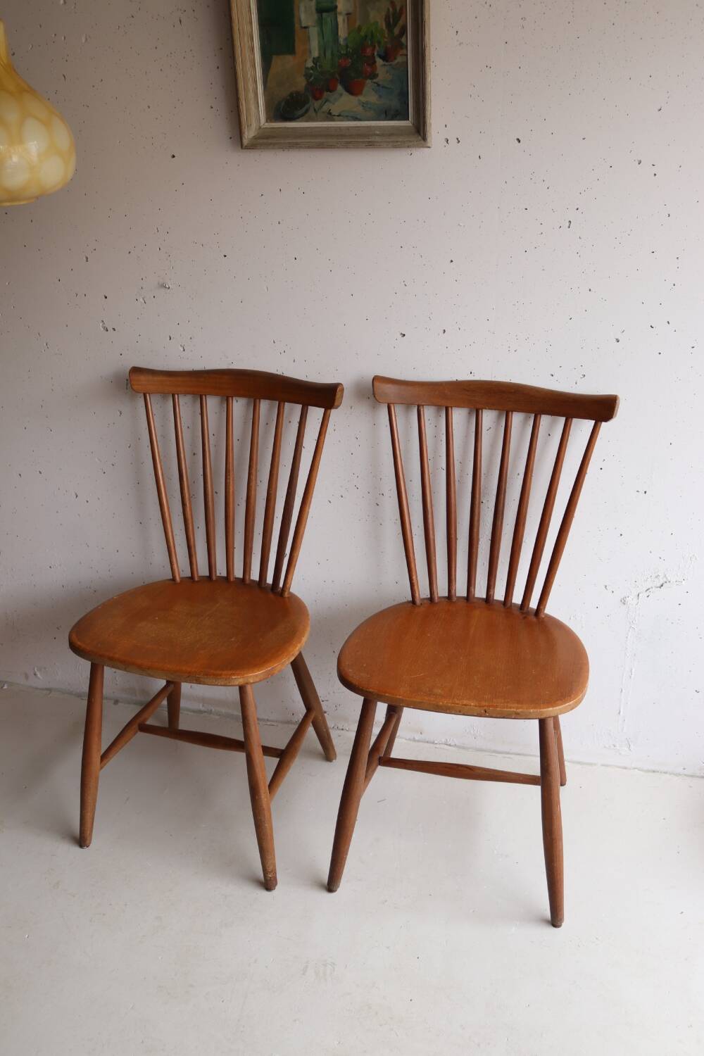 Two Scandinavian Chairs by Yngve Ekstrom for Pastoe 1960