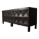 Jean Batenburg for MI brutalist sideboard in ebonized oak, Belgium, 1960s