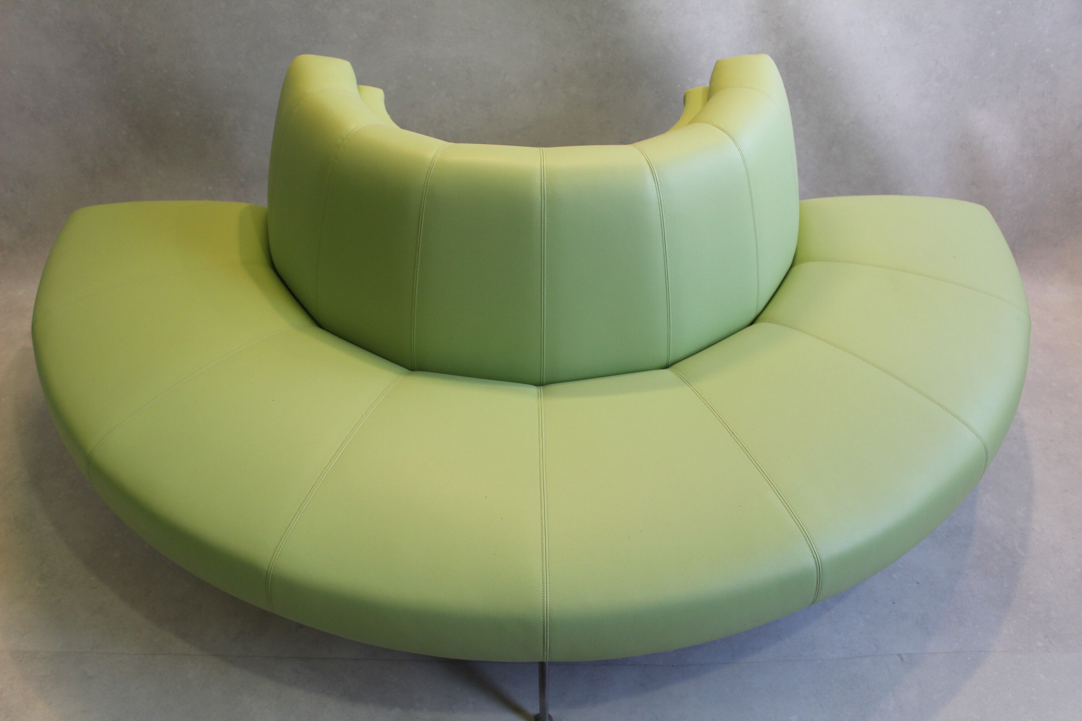 Pair of seat or couch Moroso leather
