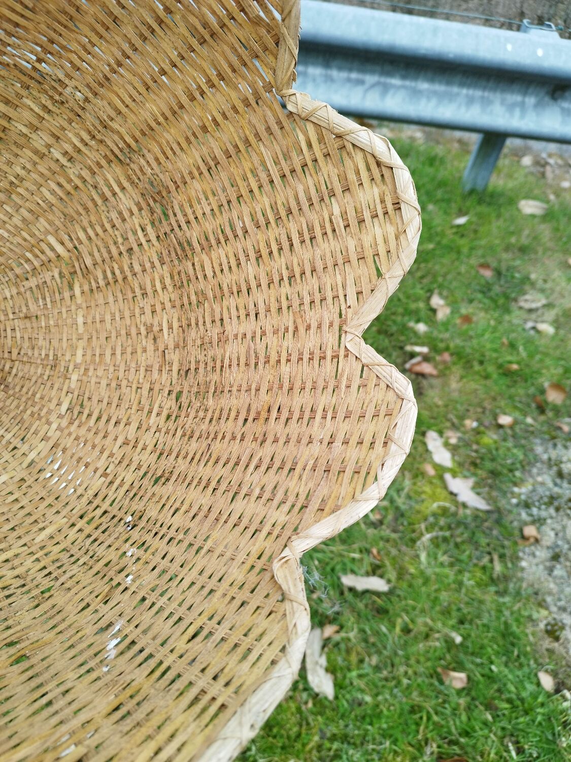 Suspension lampshade rattan straw