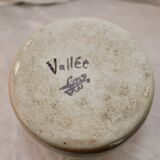 Vase en grès signé JC Vallée