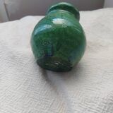 Glazed terracotta vase