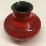 Vintage red ceramic vase
