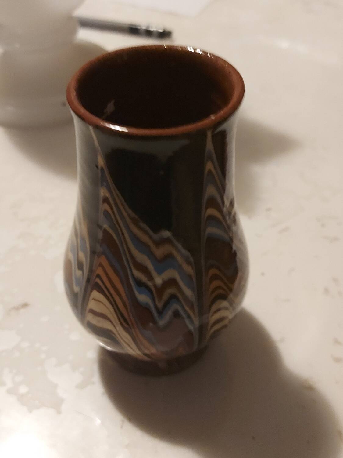 Small sandstone vase