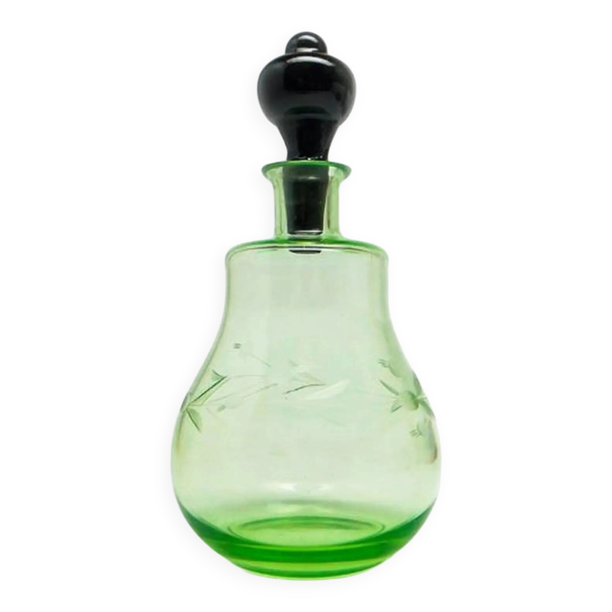 Carafe, Art Deco, crystal, Moser, Czechoslovakia, 1950s