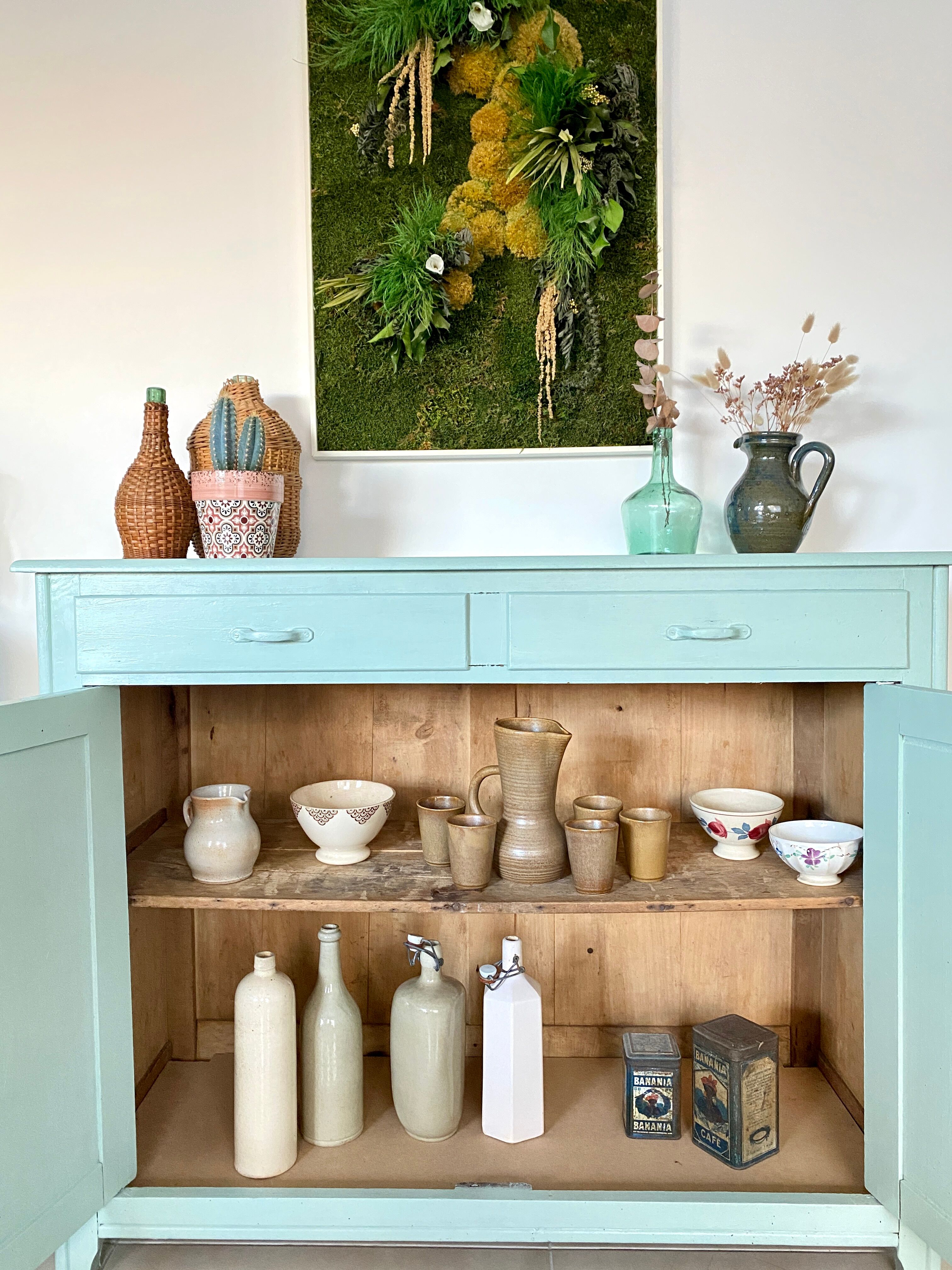 Parisian buffet green mint