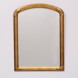 Deknudt Art Deco style Gold Wall Mirror Belgium 1970s
