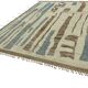 Hand-Knotted Tribal Unique 260 cm x 307 cm Beige Wool Carpet
