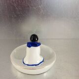 Empty vintage pocket Pierrot porcelain