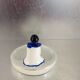 Empty vintage pocket Pierrot porcelain