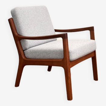 Mid Century Lounge Chair par Ole Wanscher pour France & Son, Senator Series, Danish Design