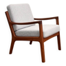 Mid Century Lounge Chair par Ole Wanscher pour France & Son, Senator Series, Danish Design
