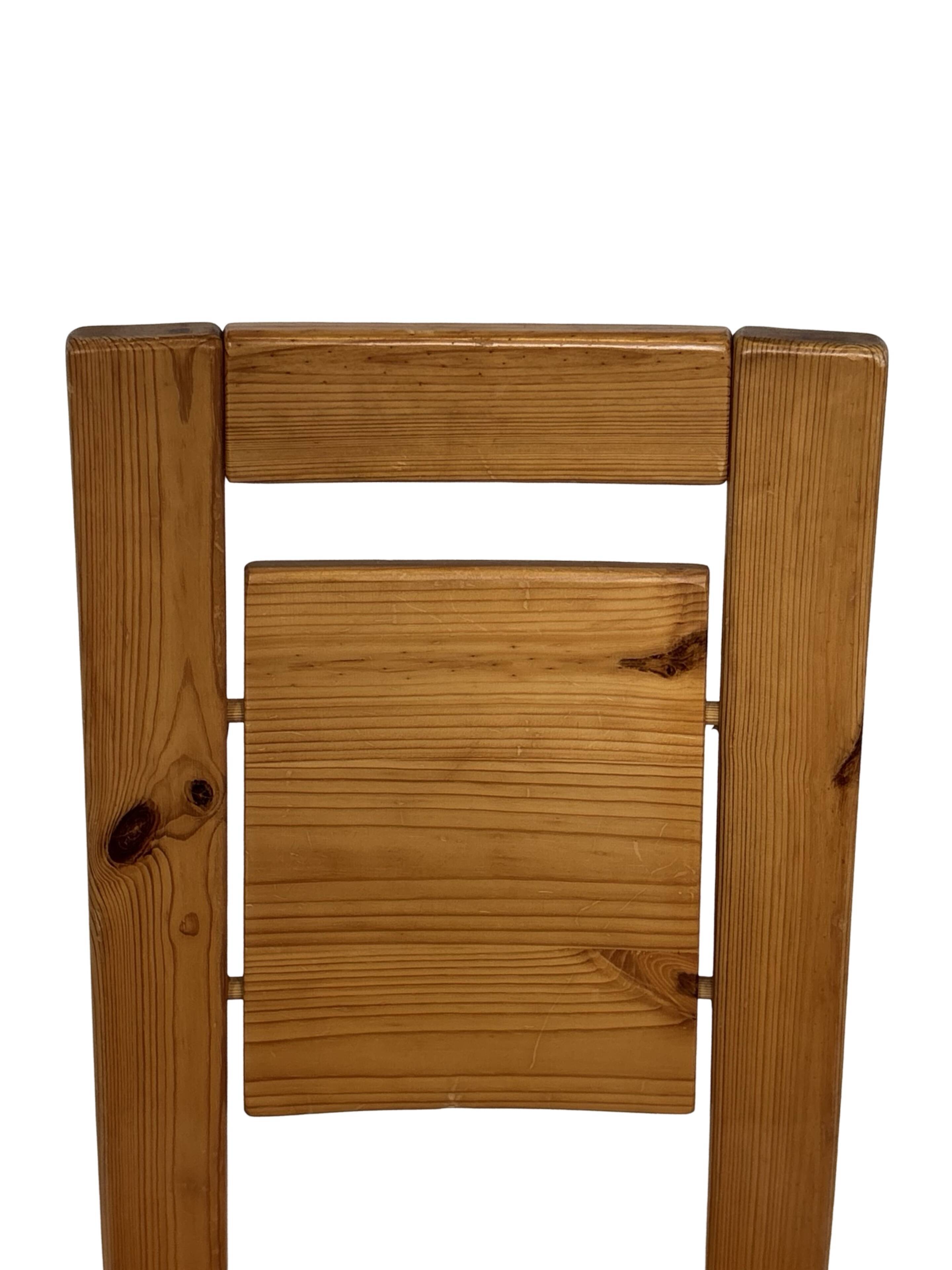 Vintage set of four dining room chairs Finnish Design Laukaan Puu