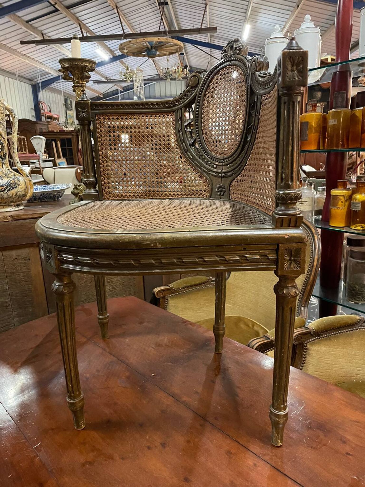 Louis XVI corner chair