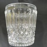 Vase / Bucket with champagne molded glass / vintage