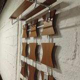 Scandinavian teak coat/hat wearer