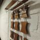Scandinavian teak coat/hat wearer