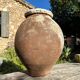 Ancient terracotta pottery jar from the 19th century