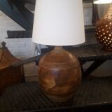 Vallauris lamp decorated with foliage