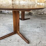Expandable Scandinavian rosewood dining table by CJ Rosengaarden, circa 60's