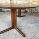 Expandable Scandinavian rosewood dining table by CJ Rosengaarden, circa 60's