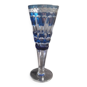 Vase de mariage val saint lambert cristal taille