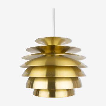 Danish vintage pendant lamp Barcelona by Bent Karlby, Dema, 1970s