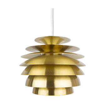 Danish vintage pendant lamp Barcelona by Bent Karlby, Dema, 1970s