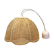 Rotin flower hanging lamp