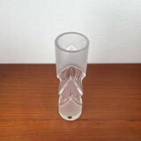 Vintage glass vase from the German Malachit series by Peill & Putzler, 1970s.