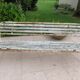 Folding garden bench