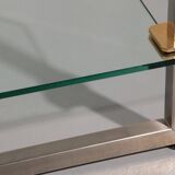 Peter Ghyczy 1970 corner cabinet – iconic stainless steel & aluminum model R16