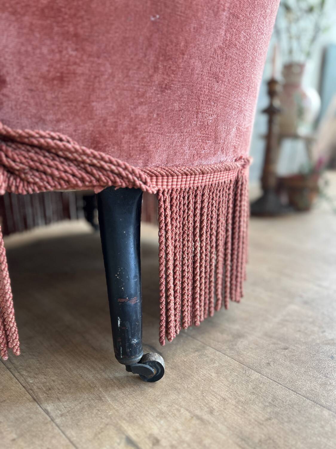 19th century toad armchair