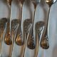 24 antique silver-plated cutlery sets