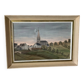 Oil painting on canvas